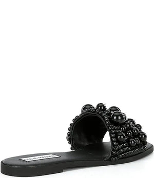 STEVE MADDEN KNICKY BLACK PEARL SANDALS