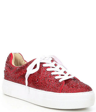 BETSEY JOHNSON SIDNY RED SNEAKER