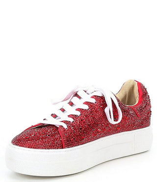 BETSEY JOHNSON SIDNY RED SNEAKER