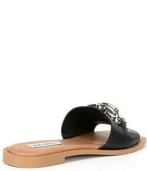 STEVE MADDEN GENE BLACK SANDALS