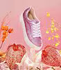 BETSEY JOHNSON LIGHT PINK RHINESTONE SNEAKERS