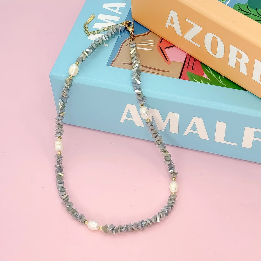 Crystal Flora Necklaces-LIGHT GREEN