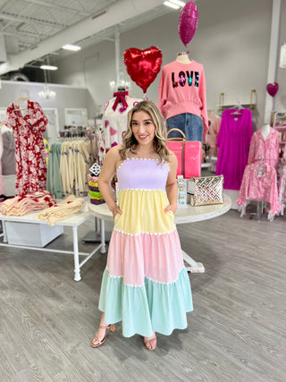 ANNIE STRIPE DRESS