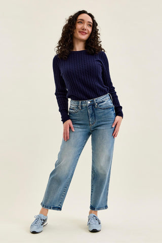 RACHEL JUDY BLUE ANKLE STRAIGHT