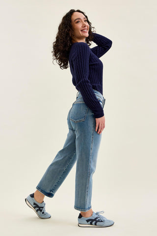 RACHEL JUDY BLUE ANKLE STRAIGHT