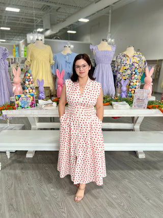 DIANA POLKA DOT DRESS