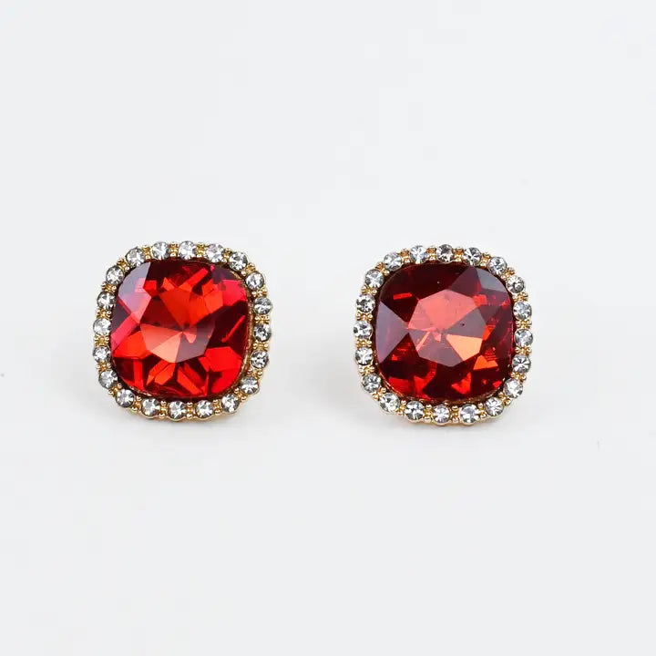 Holiday Shine Stud Earrings