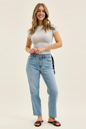 BAILEY MIDRISE ANKLE STRAIGHT JUDY BLUE