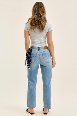 BAILEY MIDRISE ANKLE STRAIGHT JUDY BLUE