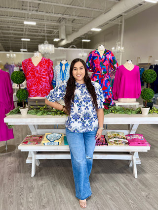 BIANCA FLORAL TOP