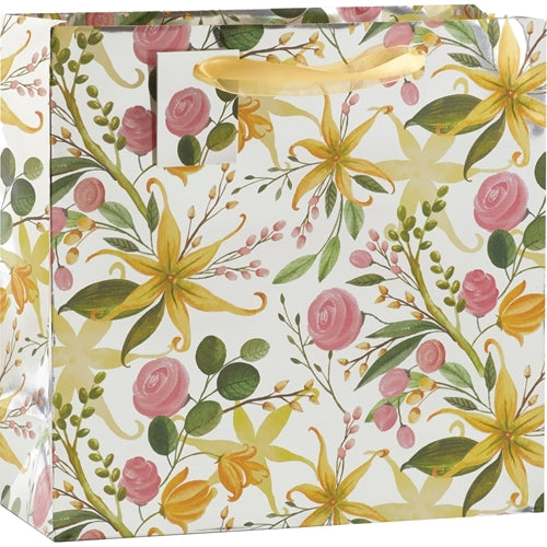 MEADOW LILIES LG SQ GIFT BAg