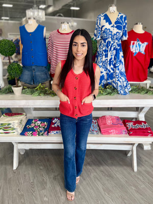 ABIGAIL ORANGE VEST`