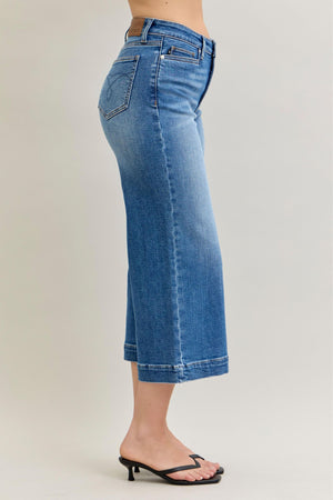 ENRIKA WIDE CROP JUDY BLUE JEANS