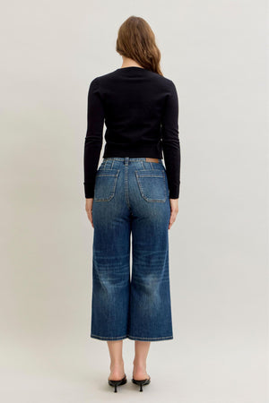 LETTY WIDE CROP JEANS