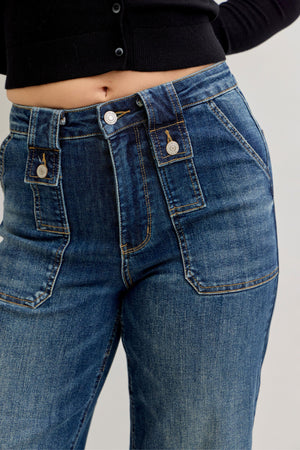 LETTY WIDE CROP JEANS