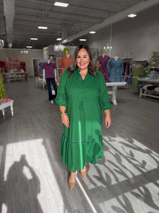 MONICA GREEN DRESS