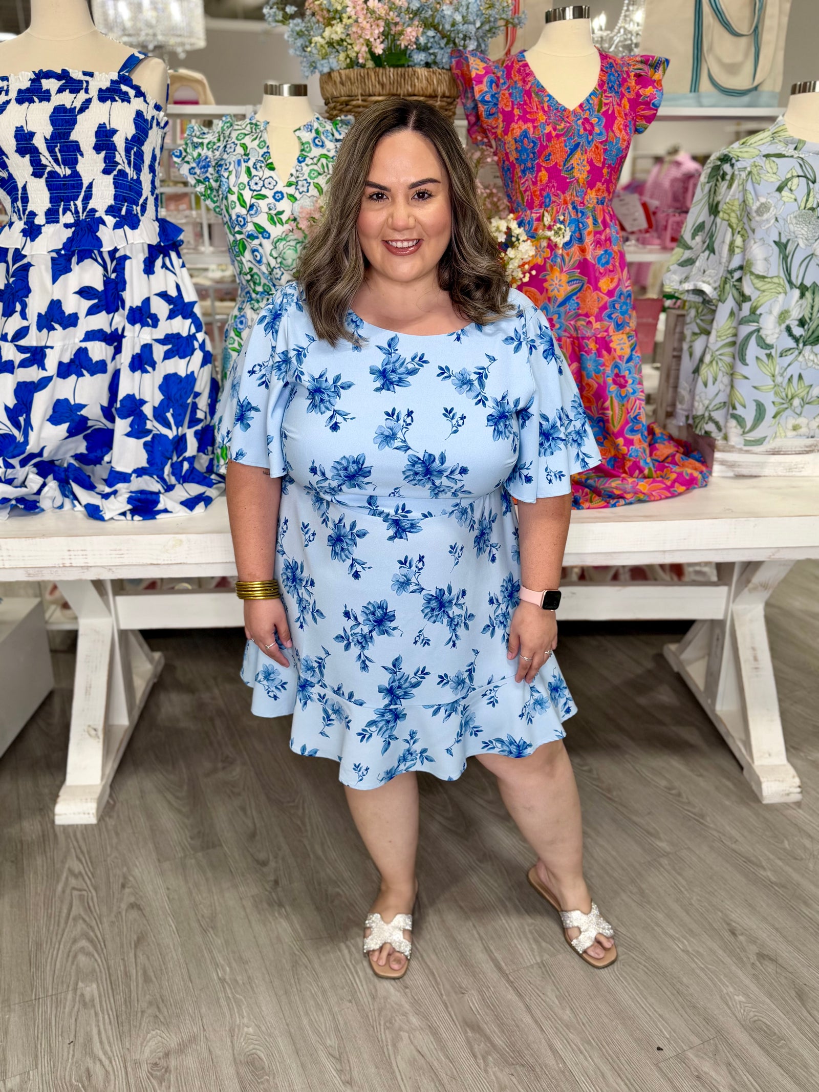 ALEXIS FLORAL DRESS