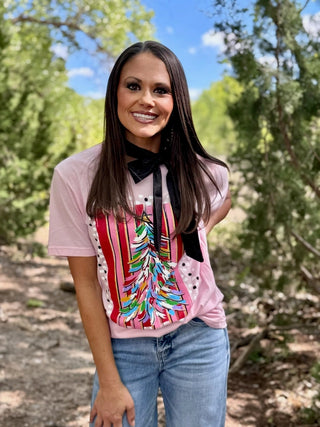 PRE ORDER PINK Our Favorite Christmas Tree Tee