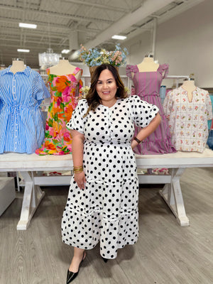 REESE POLKA DOT DRESS