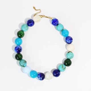 Sea Glass Beads Necklace
