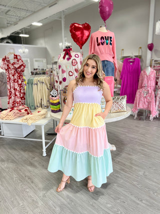 ANNIE STRIPE DRESS