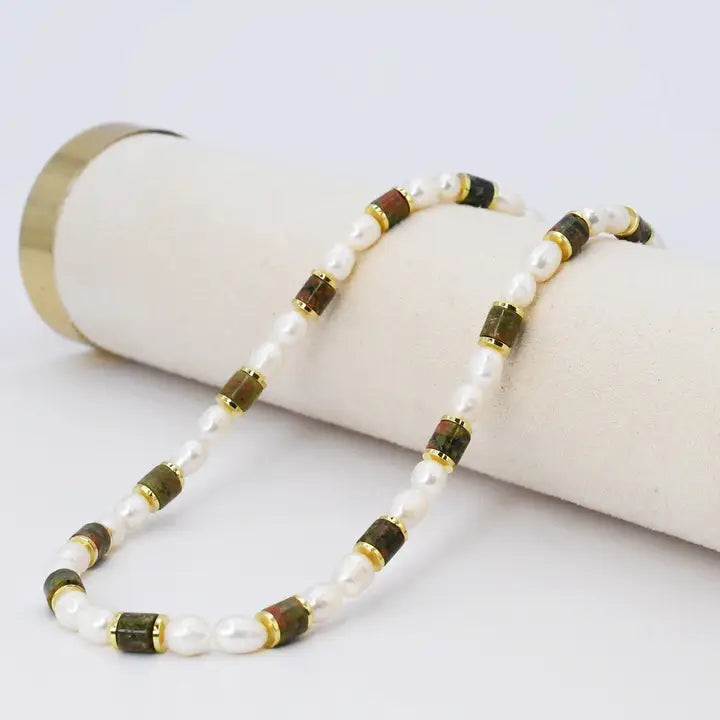 Simply Chic Gemstone Necklace