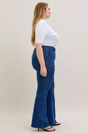 EMMA HW FLARE WITH PATCH POCKETS