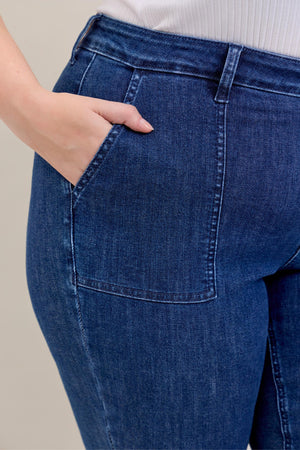 EMMA HW FLARE WITH PATCH POCKETS