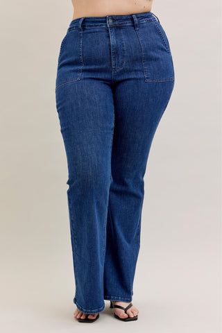EMMA HW FLARE WITH PATCH POCKETS