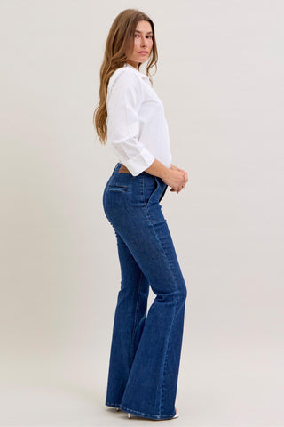 EMMA HW FLARE WITH PATCH POCKETS