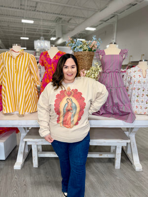 OUR LADY BLING SWEATER