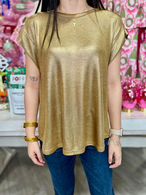 CHLOE GOLD TOP