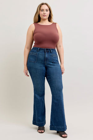 CLARA HW FLARE JEANS