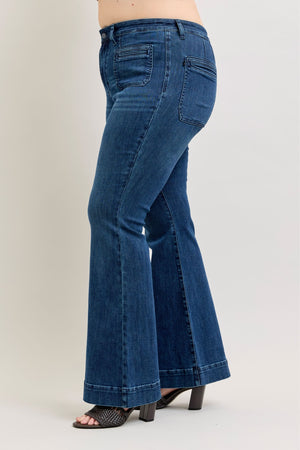 CLARA HW FLARE JEANS