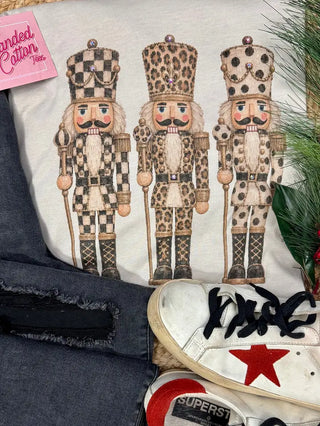 PRE ORDER Black & White Nutcracker Trio