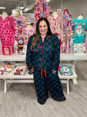 NAVY CHRISTMAS PAJAMAS SET