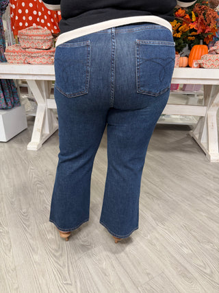 JEANELLE TUMMY CONTROL JUDY BLUE KICKFLARE