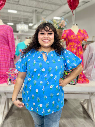 Jazleen Floral Top