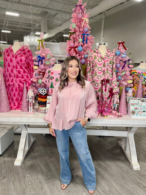 ARLA PINK SHIMMER TOP