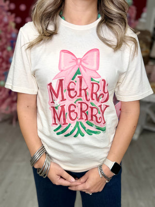 MERRY MERRY BOW TEE