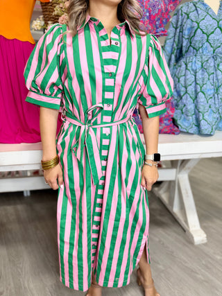 ROXY STRIPE DRESS