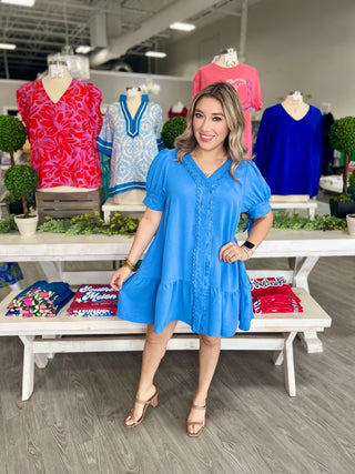 MADDISON BLUE DRESS