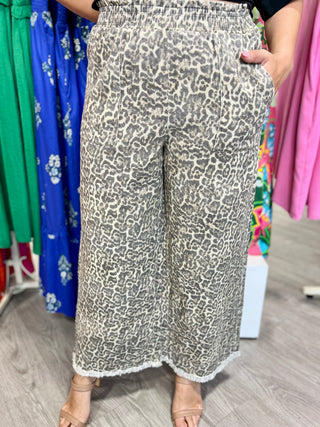 KHLOE LEOPARD JEANS