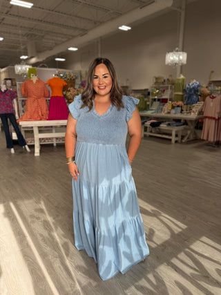 CARLY DENIM DRESS