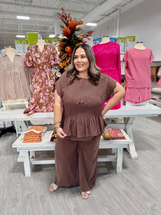 DANIELLA BROWN TOP