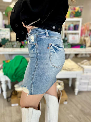 KIARA HW RIGID JUDY BLUE SKIRT