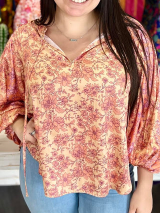ELOISE FLORAL TOP