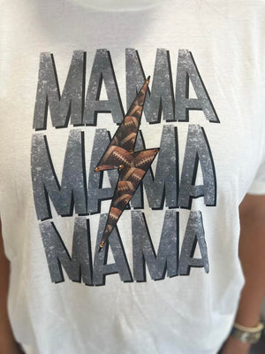 FOOTBALL MAMA BOLT TEE