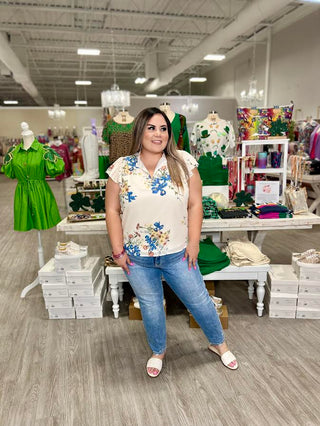 NICOLE FLORAL TOP