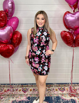 LAURA SEQUIN DRESS